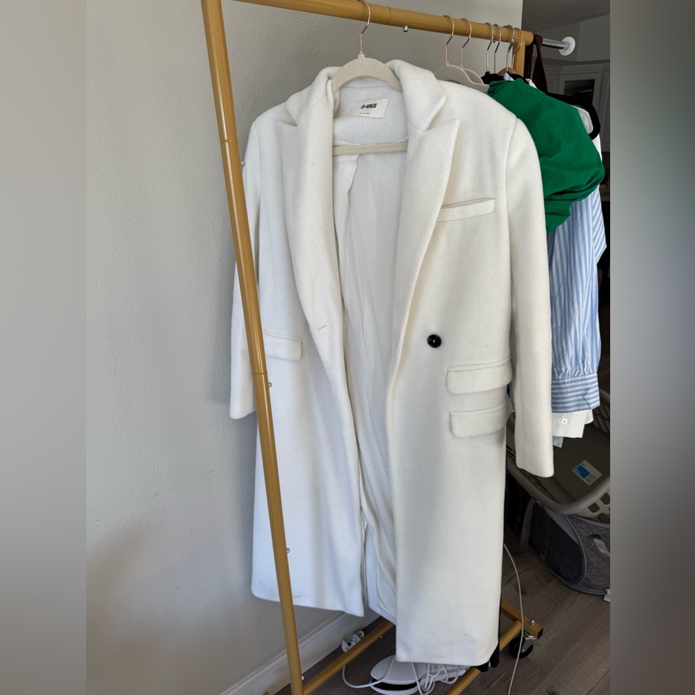 White 4th and Reckless Trench Coat